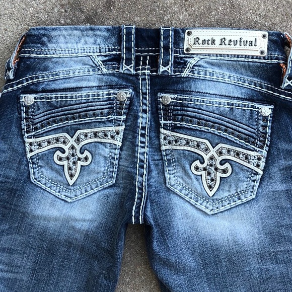 Rock Revival Denim - Rock revival Calie skinny blue jeans 25 x 29 New